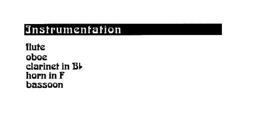 Instrumentation Sample