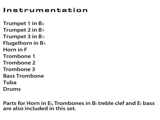 Instrumentation Sample