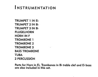 Instrumentation Sample