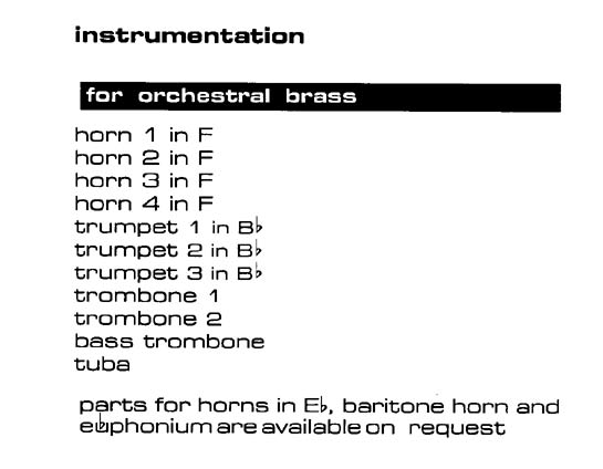 Instrumentation Sample