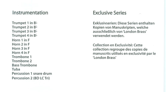 Instrumentation Sample