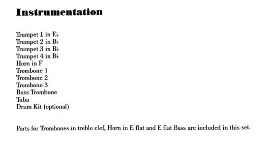 Instrumentation Sample