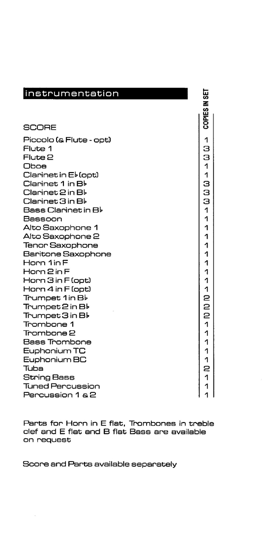 Instrumentation Sample