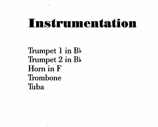 Instrumentation Sample