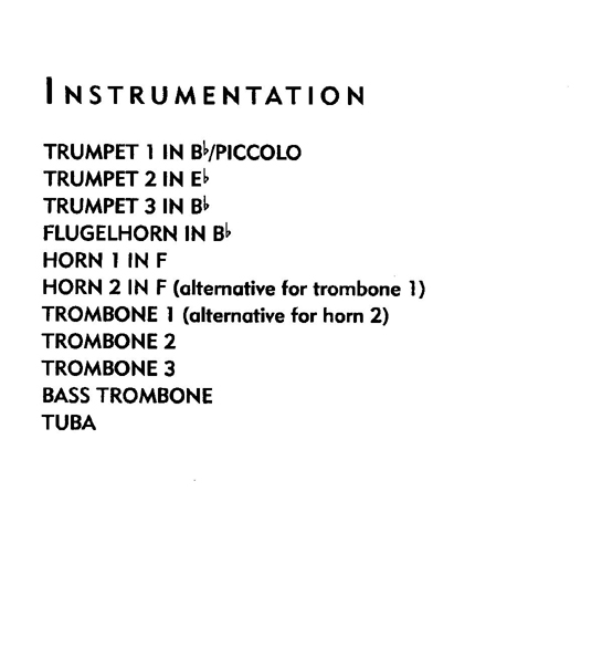 Instrumentation Sample