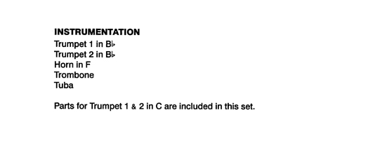 Instrumentation Sample