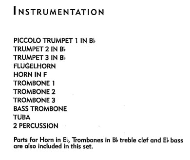 Instrumentation Sample