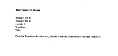 Instrumentation Sample