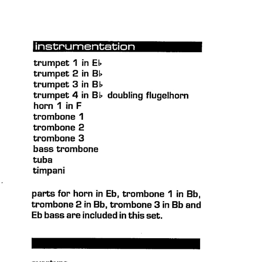 Instrumentation Sample