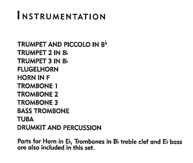 Instrumentation Sample