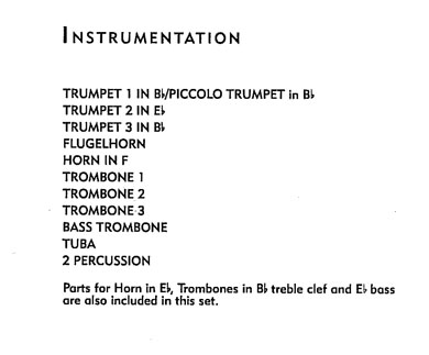 Instrumentation Sample