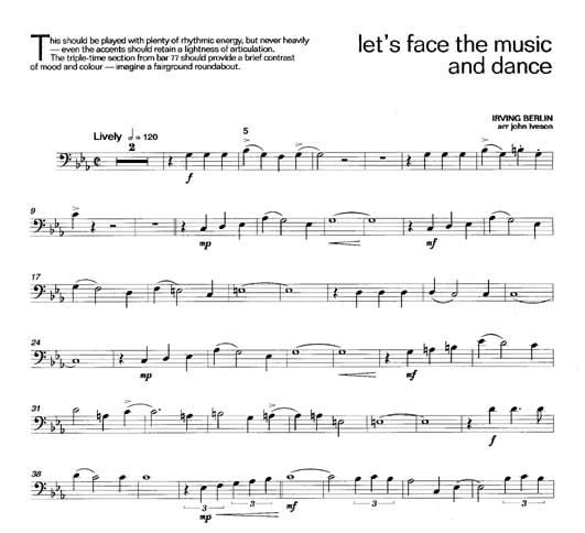 The Best Sheet Music Lets Face The Music And Dance Sheet Music