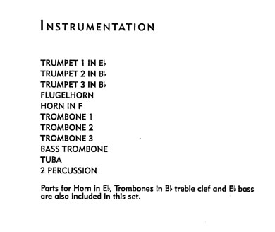 Instrumentation Sample