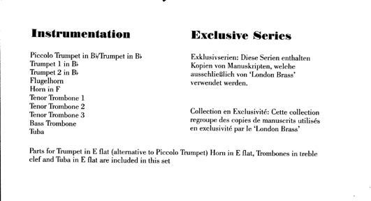 Instrumentation Sample