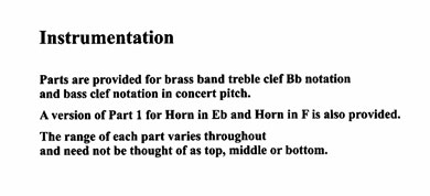 Instrumentation Sample