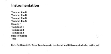 Instrumentation Sample