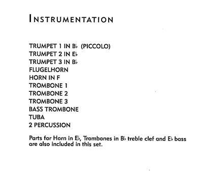 Instrumentation Sample