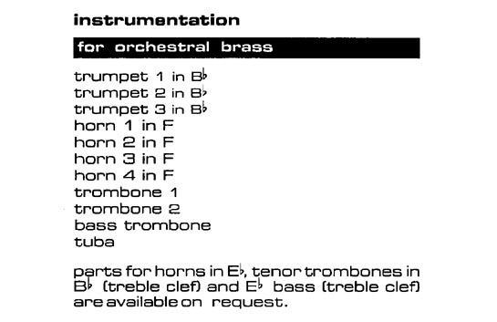 Instrumentation Sample