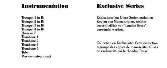 Instrumentation Sample