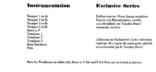 Instrumentation Sample