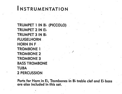 Instrumentation Sample