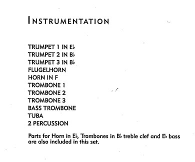 Instrumentation Sample