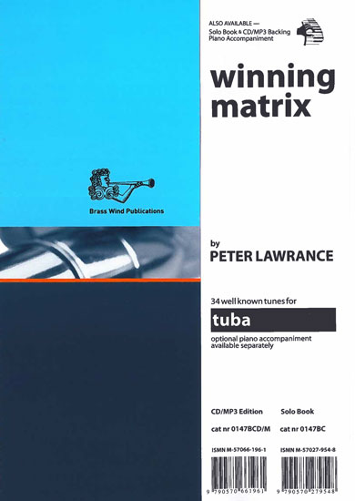 Winning Matrix for Tuba Bass Clef