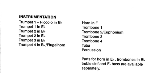 Instrumentation Sample