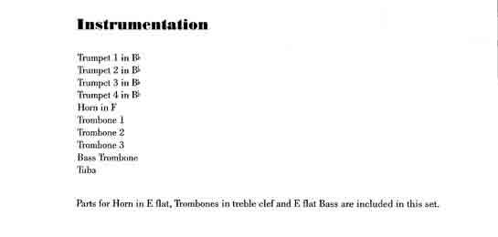 Instrumentation Sample