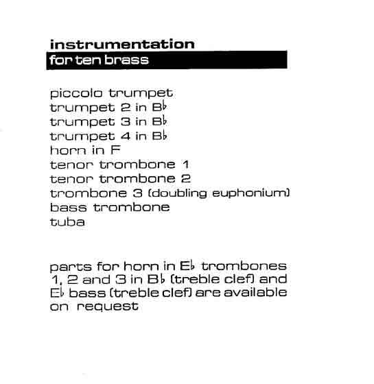 Instrumentation Sample