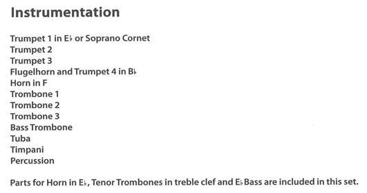 Instrumentation Sample