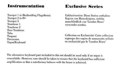 Instrumentation Sample