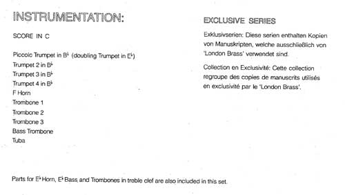 Instrumentation Sample