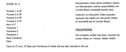 Instrumentation Sample