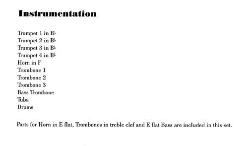 Instrumentation Sample