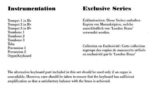 Instrumentation Sample