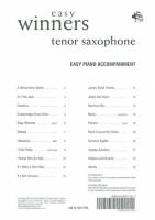 Easy Winners!!!!Piano Accompaniment for Tenor Sax