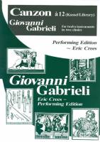 Canzon à  12 (Kassel Library)