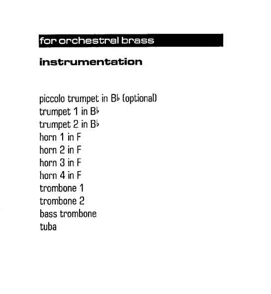 Instrumentation Sample