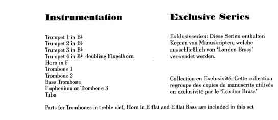 Instrumentation Sample