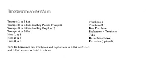 Instrumentation Sample