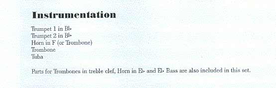 Instrumentation Sample